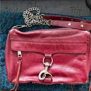 Rebecca Minkoff Red Leather Crossbody Bag